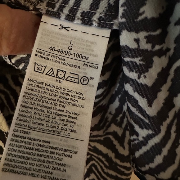 Banana Republic Zebra-Print Sleeveless Wrap Top - Picture 6 of 8